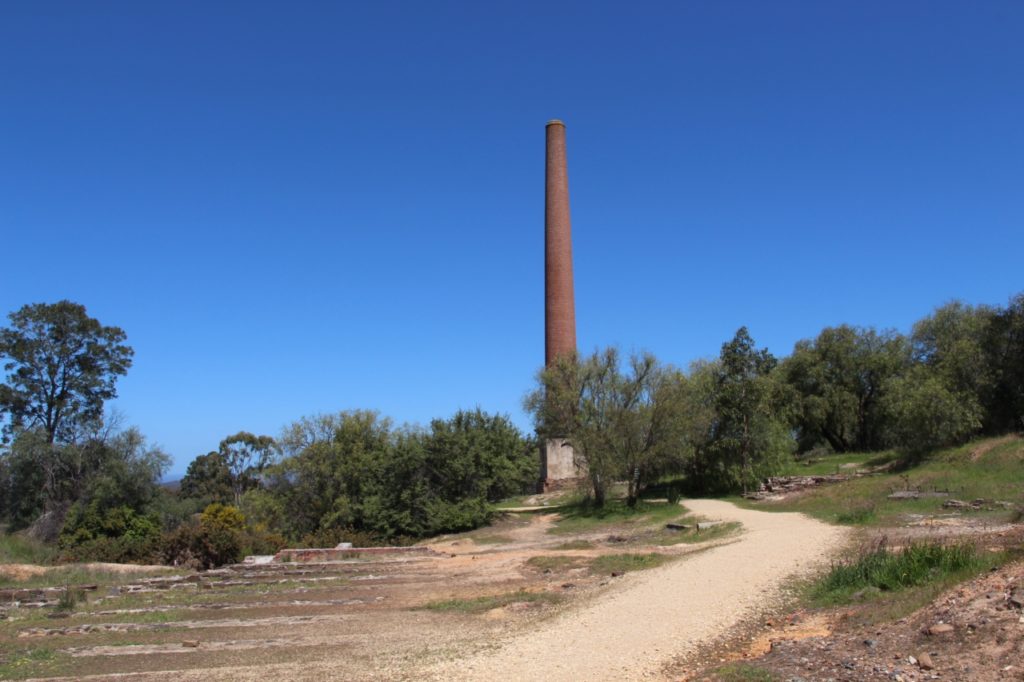 Things To See and Do In Maldon - Maldon Beehive Chimney and Mine ruins