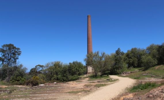 Things To See and Do In Maldon - Maldon Beehive Chimney and Mine ruins